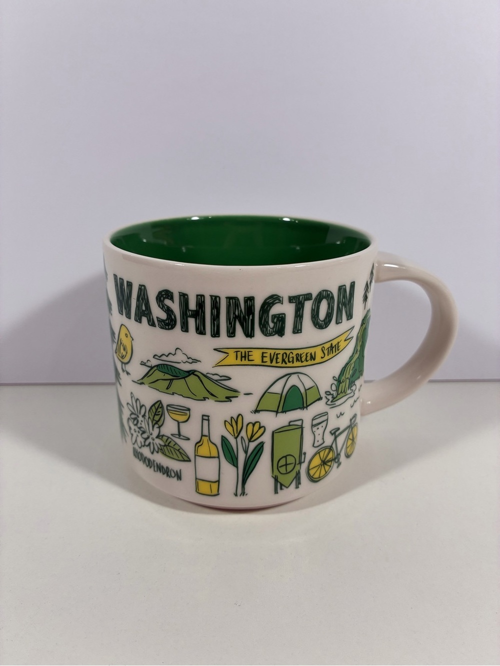 Starbucks Washington Been There Series Across Globe 14oz Coffee Mug 2021 MINT